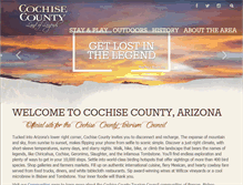 Tablet Screenshot of explorecochise.com